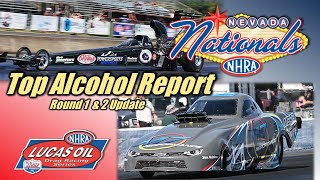 NHRA Nevada Nationals Top Alcohol Dragster & Funny Car Round 1 & 2 Report | Drag Racing 2023 by Monday Morning Racer 853 views 6 months ago 4 minutes, 3 seconds