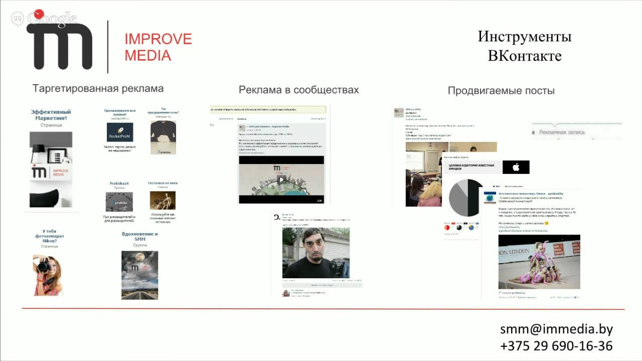 SMM на 100% - возможности социальных сетей