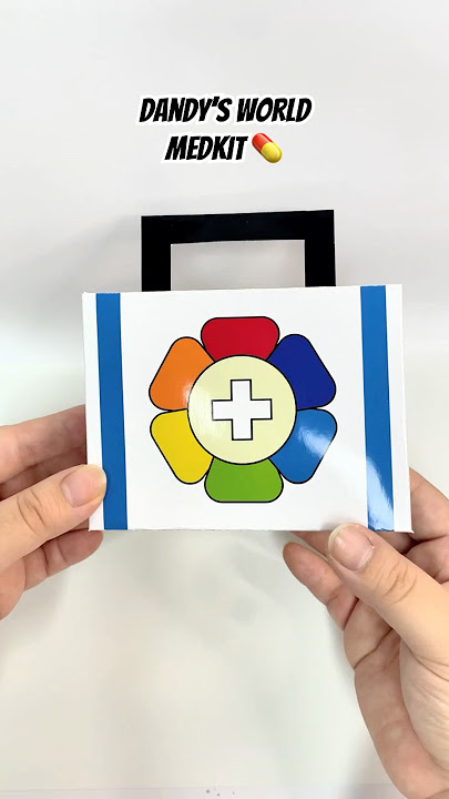 Dandy’s World Medkit DIY 💊 Ever Wondered What’s Inside? #dandysworld #diy #papercraft