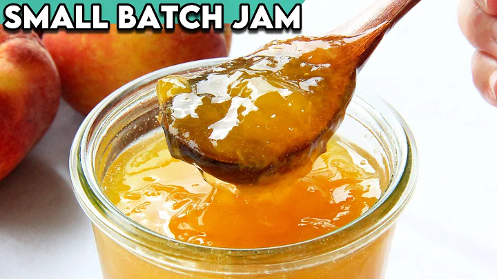 EASIEST Homemade Peach Jam Recipe | Small Batch Recipe!