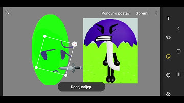 Object Lockdown Umbrella Knife Green Leafy Screaming