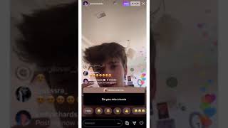 Josh Richards talks about going to Daisy’s house on Instagram Live