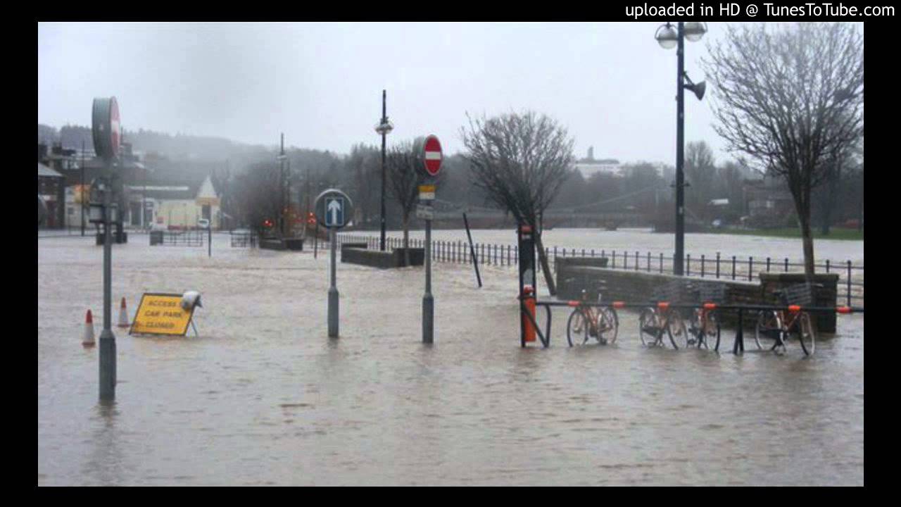 Helicopter rescue at flooded farm as rain causes disruption