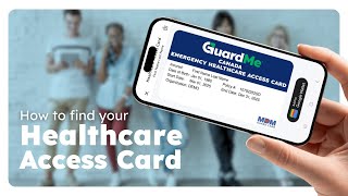 How to download your Healthcare Access Card on the GuardMe Mobile App screenshot 3