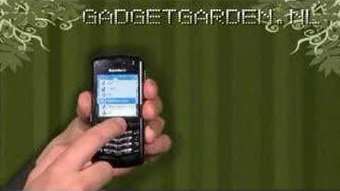 Blackberry Pearl VideoCast