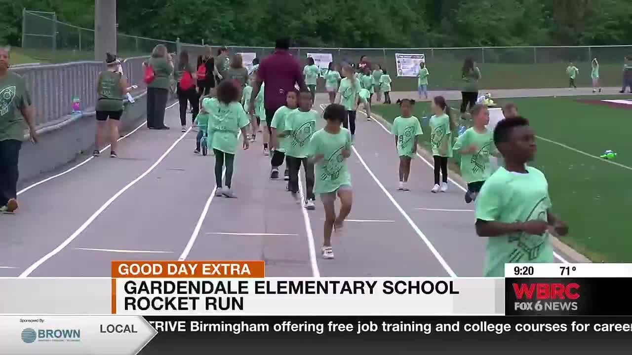 Rocket Run raises money for Gardendale Elementary School YouTube