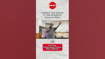 CARA HUTANG LUNAS DENGAN CEPAT || Konsultasi Hajad & Anugerah Gratis RDAY H. Dwi Susanto