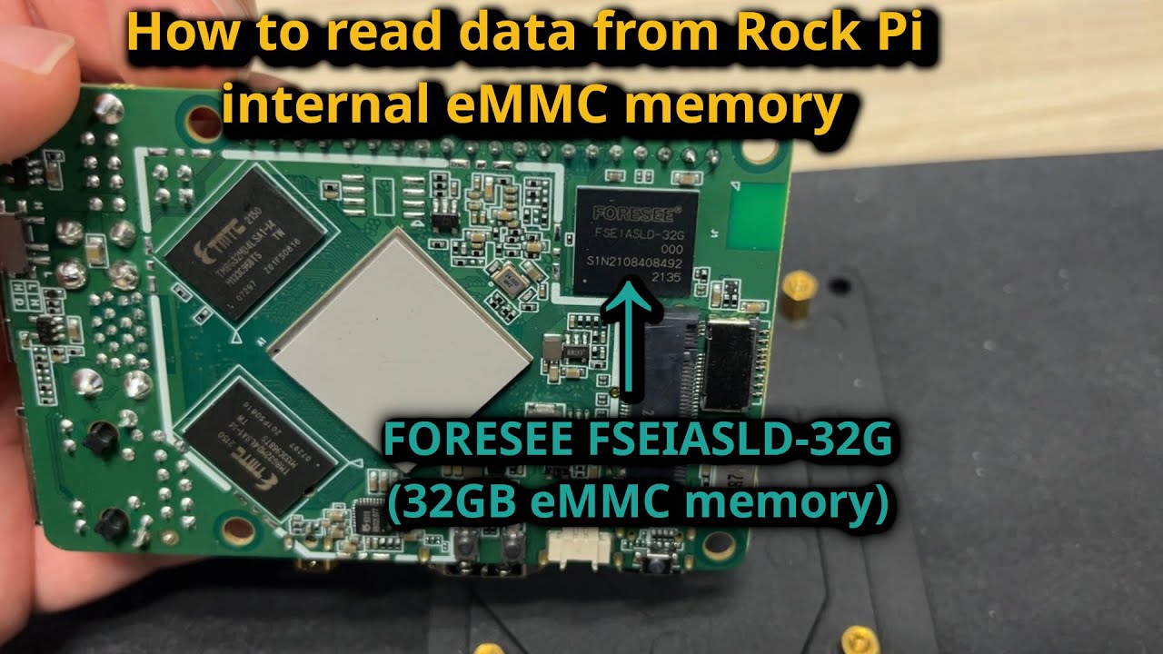 How to extract data from Rock Pi internal eMMC memory YouTube