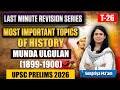 150th Birth Anniversary of Birsa Munda | Munda Rebellion, 1899-1900 | UPSC Prelims 2026 History