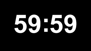 Đồng hồ đếm ngược 60 phút || 60 Minutes Countdown Timer