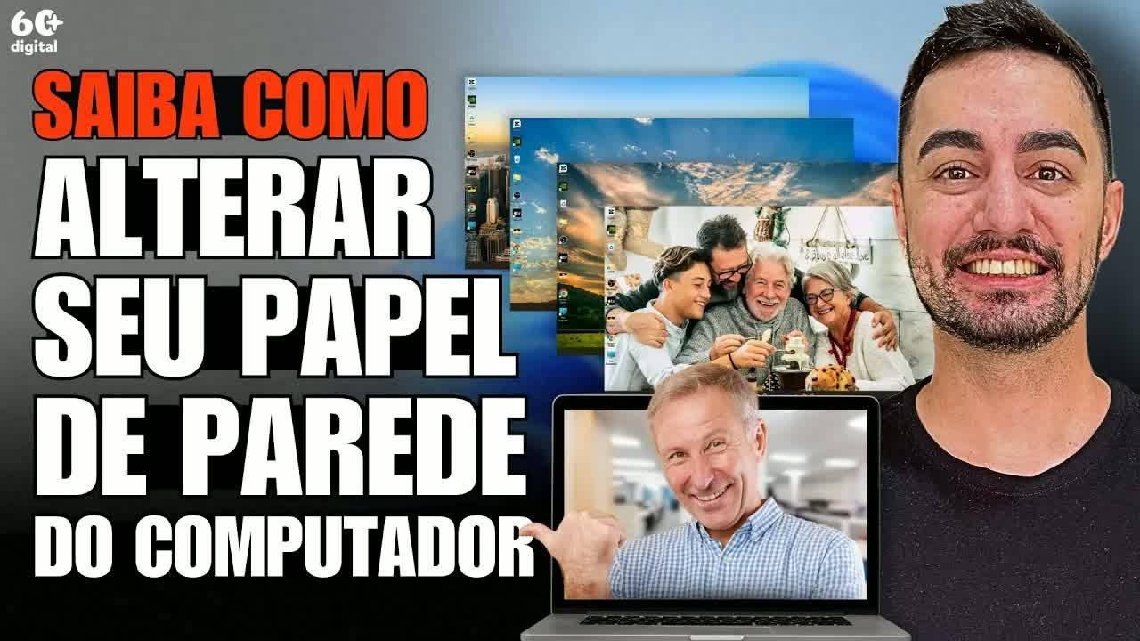 COMO TROCAR A IMAGEM DE FUNDO DO SEU COMPUTADOR - YouTube
