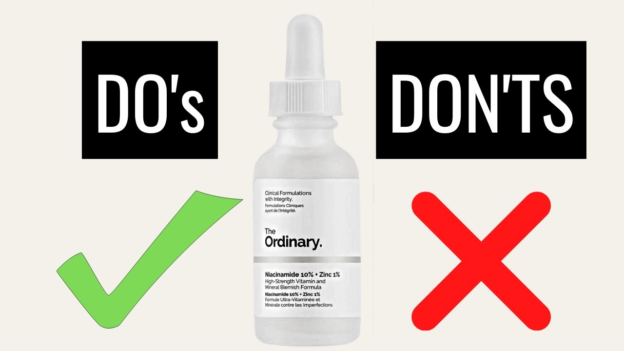 How To Use The Ordinary Niacinamide 10% + Zinc 1% 