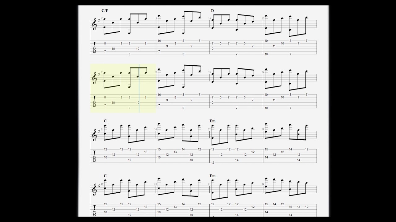Armstrong CabinThe First Man（tutorial guitar tab） YouTube