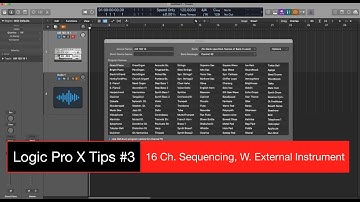 External MIDI sequencing with Logic Pro X