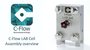 C-Flow 5×5 Electrochemical Research Cell Assembly Video