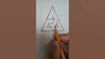 3D Triangle illusion (Part-6) #illusion #shorts