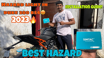How To Install Hazard ￼Flasher In Duke 200 Bs6🤔 | Hazard Light For KTM Duke 200 Bs6🔥