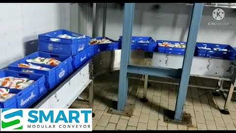Crate Transfer Conveyor | Smart Modular Conveyor