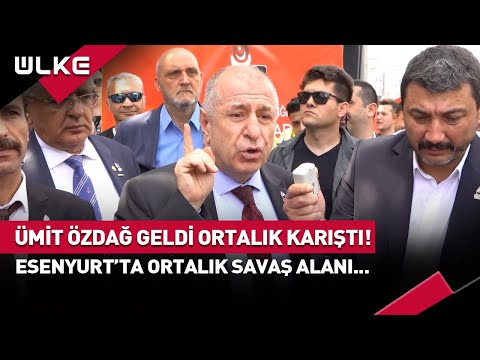 Ümit Özdağ Geldi Ortalık Karıştı! Esenyurt'ta Tehlikeli Gerginlik #haber