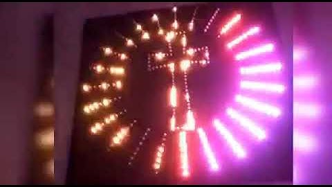 Pixel led circle with symbol controller and sheet available