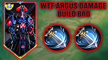GLOBAL ARGUS ONE SHOT BUILD BRO [ WTF DAMAGE ] || ARGUS BEST BUILD 2024