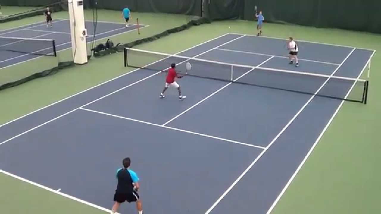 Tennis Blooper Ash showing off his accuracy ^_^ YouTube