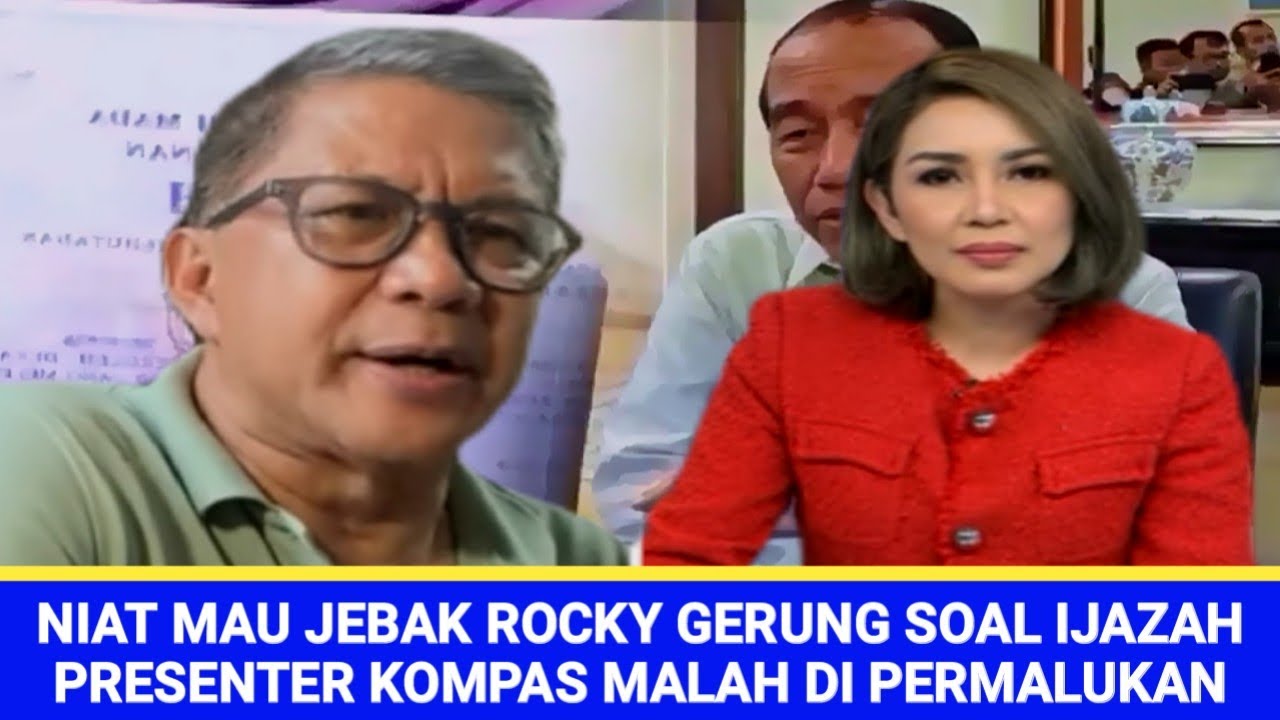 MAU JEBAK ROCKY GERUNG PRESENTER INI KENAK GETAHNYA