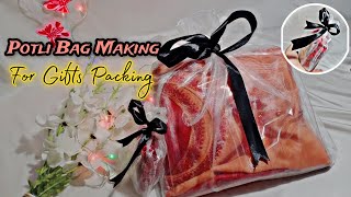 Pitli Bag Making For Gifts Packing / Oraganza Potli with Ribbon🎀