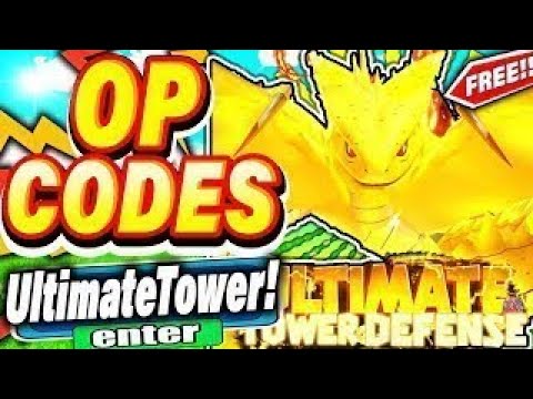 Roblox Ultimate Tower Defense Codes