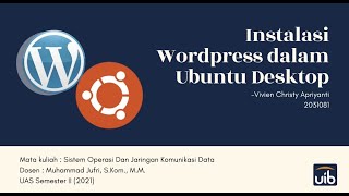 Instalasi Wordpress dalam Linux Ubuntu