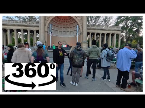 Reggae in Golden Gate Park Sunday afternoons in San Francisco 360VR ￼