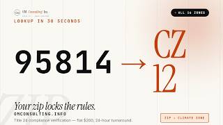 Find Your California Climate Zone in 30 Seconds (Free ZIP Code Lookup)