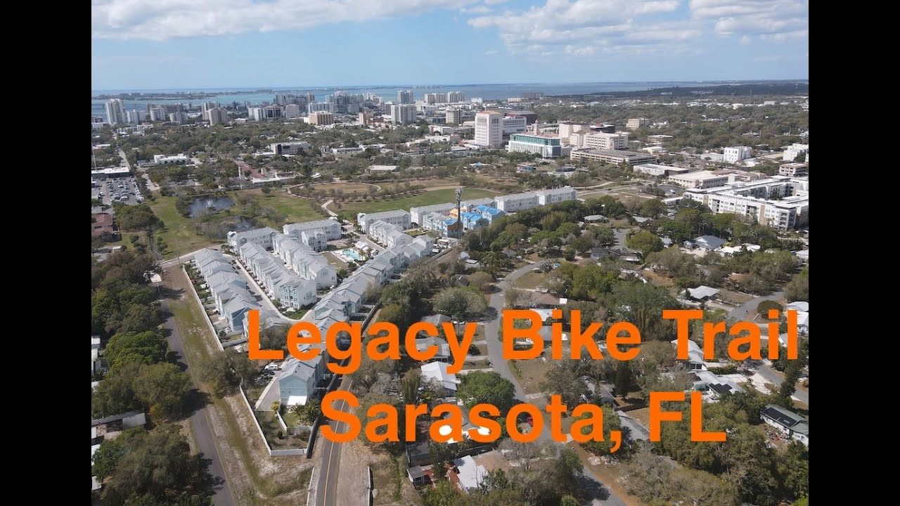 Legacy Bike Trail, Sarasota Florida, Northern End (new!) YouTube