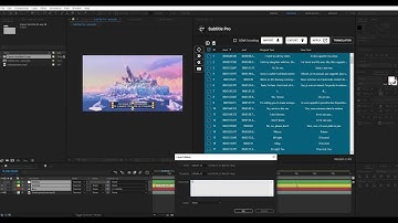 Subtitle Pro - How it works on Adobe After Effects