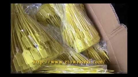 SL-04FPlastic Seal Security Seal Container Seal Pull tight seals Custom seals disposable seal