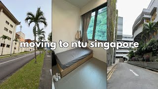 Leaving Taiwan and moving into my Singapore dorm room! | NTU exchange student