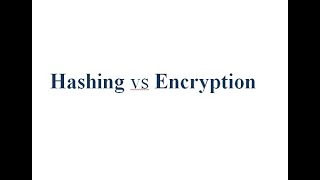 Hashing Vs Encryption Difference Between Hashing And Encryption