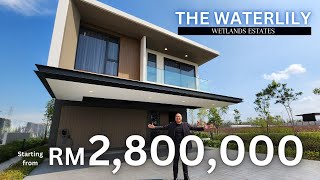 House Tour 87: The Waterlily 1st Waterfront Biophilic Bungalow in Wetlands Estates , Gamuda Cove by Malaysia Property TV 125,833 views 9 months ago 12 minutes, 36 seconds