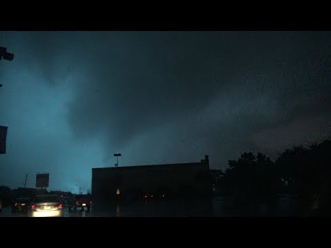 Tornado hits Dallas, TX after dark - 10/20/2019