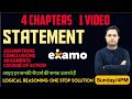 4 Chapters 1 Video- Part 1 | Logical Reasoning - One stop solution | Rahul Mishra Sir |