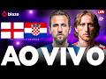 🔴 INGLATERRA X CROÁCIA AO VIVO AGORA | COPA | REACT DE JOGO AO VIVO COM KANE EM CAMPO