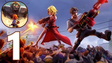 Zombie Waves Gameplay walkthrough Part 1 (iOS, Android)