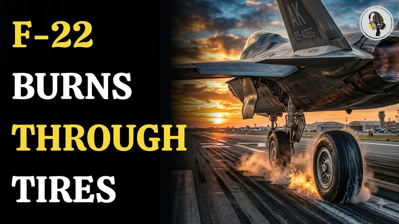 Why F-22 Raptor Tires Wear Out So Quickly | WION Podcast Why F-22 Raptor Tires Wear Out So Quickly | WION Podcast
