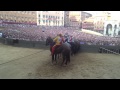 Palio Race in Siena 2014 from Finish Line
