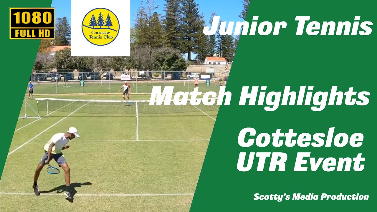 UTR Matchplay at Cottesloe Tennis Club - Perth AU - UTR rating 8.49 vs 8.30