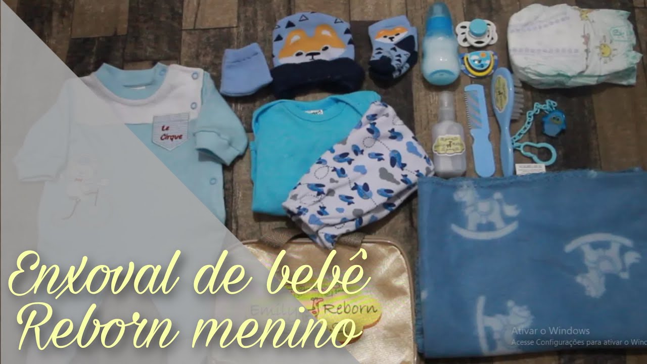 Bebê Reborn Menino, Príncipe, Enxoval completo