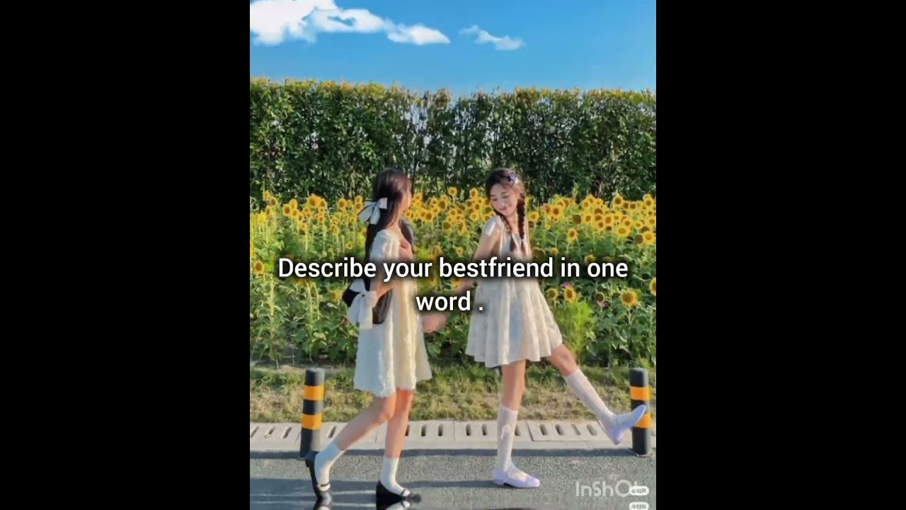 Describe your bestfriend in one word. #aesthetic #music #fypシ゚viral #ytshorts #twinkle berries