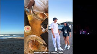 vlog: beach day, lunch, Piano Cast screenshot 1