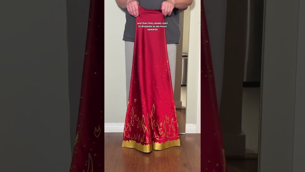 sewing and embellishing my dress for azula ‼️ #cosplayer #avatarthelastairbender #cosplaytutorial