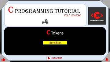 #4 C Tokens - Identifiers || C Programming for beginners || C Programming Full Course || C Tutorial